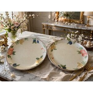 Mikasa Country Classics "Fruit Panorama" Platter Set – 14.5" Large Plates